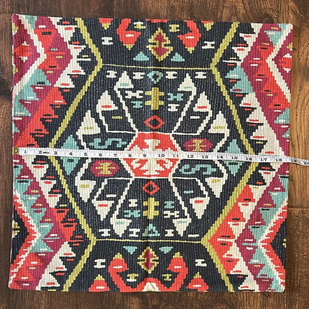 Longrock Fiesta Geometric Tapestry Pillow Cover